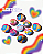 BOTTONS LGBT redondos - Imagem 1