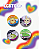 BOTTONS LGBT redondos - Imagem 2