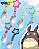 Chaveiros e Phone straps Totoro - Imagem 1