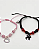 🩷🕷️ Pulseiras Casal Hello Kitty & Spider-Man com Ímã 🕷️🩷 - Imagem 2