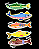 Pack de Adesivos Sardinhas Piratas - Imagem 2