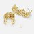 BRINCO ARGOLA CRAVEJADA BANHADO EM OURO 18K - Imagem 6