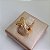 ANEL CRAVEJADO LUXUOSO BANHADO EM OURO 18K - Imagem 3