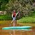 Stand Up Paddle com Remo e Leash Verde Água Freso - Imagem 4