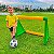 Mini Gol de Futebol Infantil Brasil Individual com Bola Freso - Imagem 6