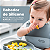 Babador Silicone Freso Alimentação Bebê BLW Bolso Pega Migalhas Fecho Ajustável Livre BPA - Imagem 3