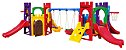 Playground Petit Play Plus com Balanço e Escorregador Infantil Freso - Imagem 1