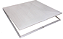 TAMPA CASA DE MAQUINA 90x90 ESPECIAL INOX SEFFER - Imagem 1