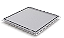 TAMPA 90X90 C\ART. REBAIXADO C\GRELHA INVISIVEL CINZA GDA GT - Imagem 1