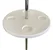 MESA FIBRA 0,60 M REDONDA C\TUBO INOX POOLTEC - Imagem 1