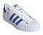 TÊNIS ADIDAS SUPERSTAR ' WHITE BLUE ' - Imagem 2