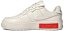 TÊNIS NIKE AIR FORCE 1 FONTANKA ' PEARL WHITE UNIVERSITY RED ' - Imagem 4