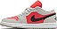 AIR JORDAN 1 LOW LIGHT IRON ORE SIREN RED - Imagem 4