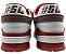 TÊNIS LOUIS VUITTON TRAINER RED WHITE GREY - Imagem 4