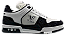 TÊNIS LOUIS VUITTON TRAINER WHITE WHITE BLACK - Imagem 1