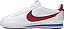 NIKE CLASSIC CORTEZ LEATHER WHITE RED - Imagem 4