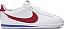 NIKE CLASSIC CORTEZ LEATHER WHITE RED - Imagem 1