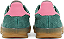ADIDAS GAZELLE INDOOR ' COLLEGIATE GREEN PINK ' - Imagem 3