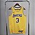 REGATA NBA LOS ANGELES LAKERS GOLD ASSOCIATION EDITION SWIGMAN JERSEY 2022/23 ANTHONY DAVIS 3 - Imagem 1