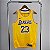 Regata NBA Los Angeles Lakers Gold Association Edition Swingman Jersey 2022/23 LeBron James 23 - Imagem 1