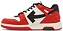 TÊNIS OFF-WHITE OUT OFFICE LOW ' RED WHITE BLACK ' 2022 - Imagem 4