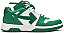TÊNIS OFF-WHITE OUT OFFICE LOW ' WHITE GREEN ' - Imagem 1