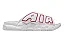 CHINELO NIKE AIR MORE UPTEMPO SLIDE WHITE UNIVERSITY RED - Imagem 1