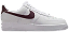 NIKE AIR FORCE 1  07' ' WHITE BURGUNDY CRUSH ' - Imagem 1