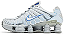 NIKE SHOX TL ' METALLIC PLATINUM BLUE TINT ' - Imagem 4