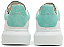 TÊNIS ALEXANDER MCQUEEN OVERSIZED SNEAKER WHITE TEAL - Imagem 3