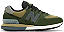 NEW BALANCE 574 LEGACY DARK GREEN X STONE ISLAND - Imagem 1