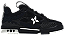 LOUIS VUITTON SKATE SNEAKER BLACK WHITE - Imagem 1