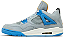 AIR JORDAN 4 RETRO LS ' MIST BLUE ' - Imagem 4