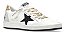 TÊNIS GOLDEN GOOSE STARDAN BALL STAR WHITE GLITTER BLACK - Imagem 2