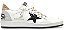 TÊNIS GOLDEN GOOSE STARDAN BALL STAR WHITE GLITTER BLACK - Imagem 1