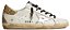 TÊNIS GOLDEN GOOSE BALL STAR WHITE GOLD GLITTER - Imagem 1