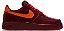 NIKE AIR FORCE 1 LOW ' PATENT LEATHER DARK TEAM RED ' - Imagem 1