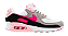 AIR MAX 90 WHITE HYPER PINK - Imagem 1