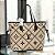 BOLSA LOUIS VUITTON NEVERFULL MM MONOGRAM EMPRIENTE CREAM BLACK - Imagem 1