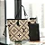 BOLSA LOUIS VUITTON NEVERFULL MM MONOGRAM EMPRIENTE CREAM BLACK - Imagem 2