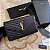 BOLSA SAINT LAURENT SHOULDER BLACK FERRAGENS DOURADAS - Imagem 1