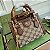 BOLSA GUCCI DIANA JUMBO GG TOTE SMALL CAMEL EBONY - Imagem 2