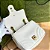 BOLSA GUCCI GG MARMONT MINI SHOULDER MATELASSE CHEVRON WHITE - Imagem 3
