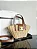 BOLSA CELINE PARIS CLASSIC PANIER CESTA TEEN EM PALHA E COURO - Imagem 1