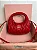 BOLSA MIU MIU WANDER MATELASSE SATIN MINI HOBO RED - Imagem 1