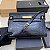 BOLSA SAINT LAURENT MANHATTAN SMALL SHOULDER CROC BLACK FERRAGENS DOURADAS - Imagem 1