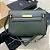 BOLSA SAINT LAURENT MANHATTAN SMALL SHOULDER VERDE OLIVA FERRAGENS DOURADAS - Imagem 1