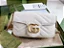 BOLSA GUCCI GG MARMONT SMALL MATELASSE WHITE - Imagem 1