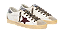TÊNIS GOLDEN GOOSE SUPER-STAR WITH BURGUNDY GLITTER - Imagem 2