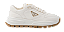 TÊNIS PRADA 01 LEATHER WHITE BEIGE - Imagem 1